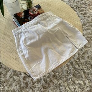 Lioness White Denim Skirt  Size Small